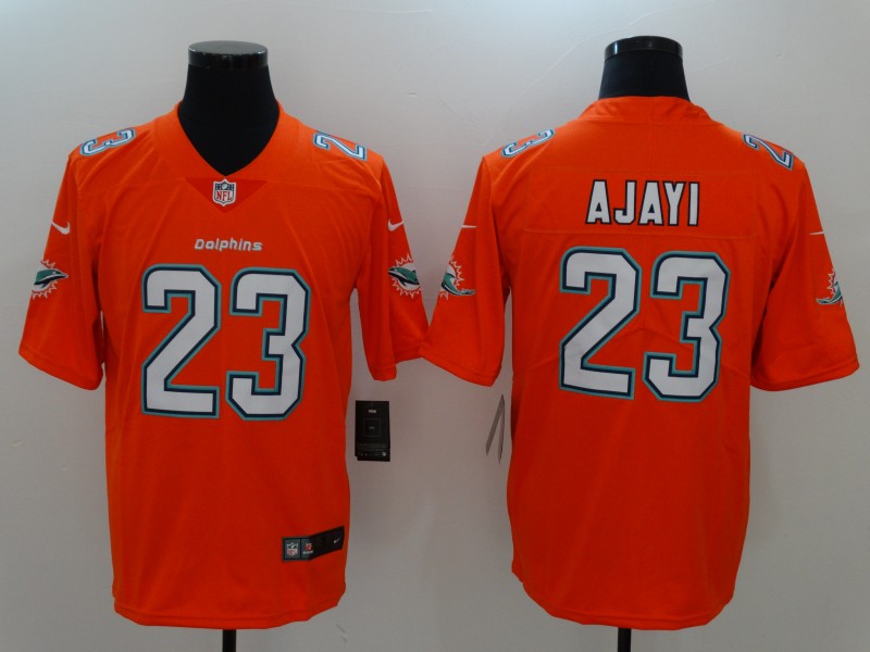 Men's Miami Dolphins Jay Ajayi #23 Orange Jersey